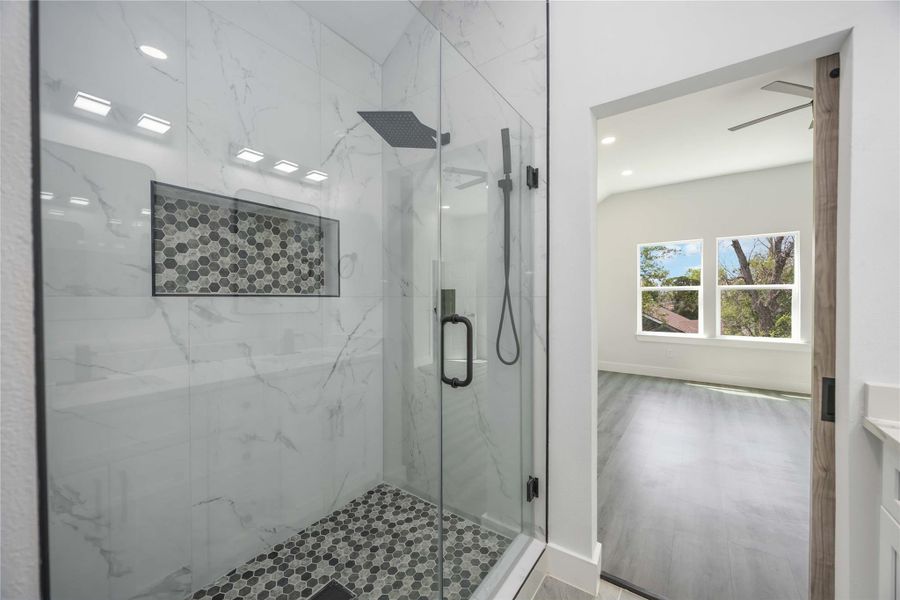 Furnished interior view inside a new home in , Houston (Image 12).