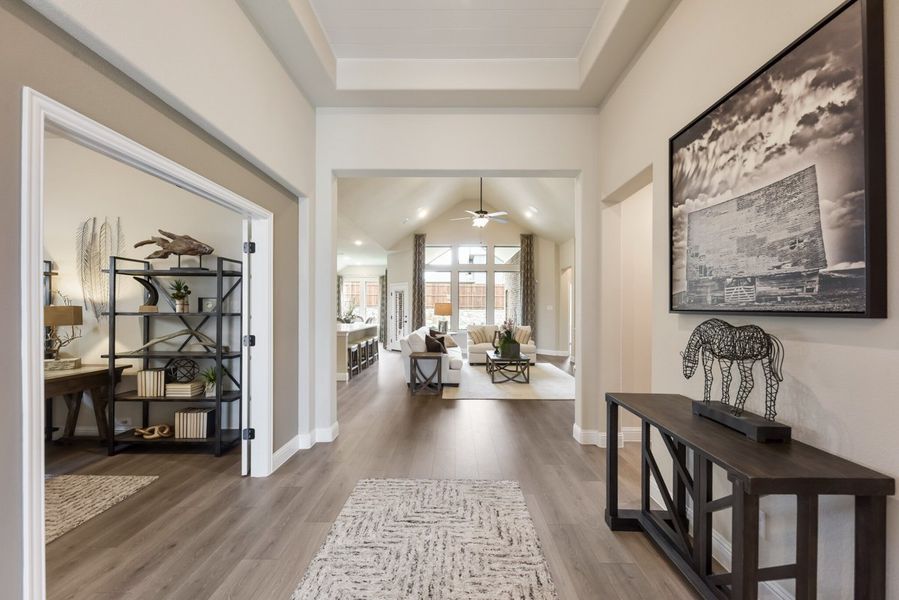 Furnished interior view inside a new home in Las Lomas, Forney (Image 9).