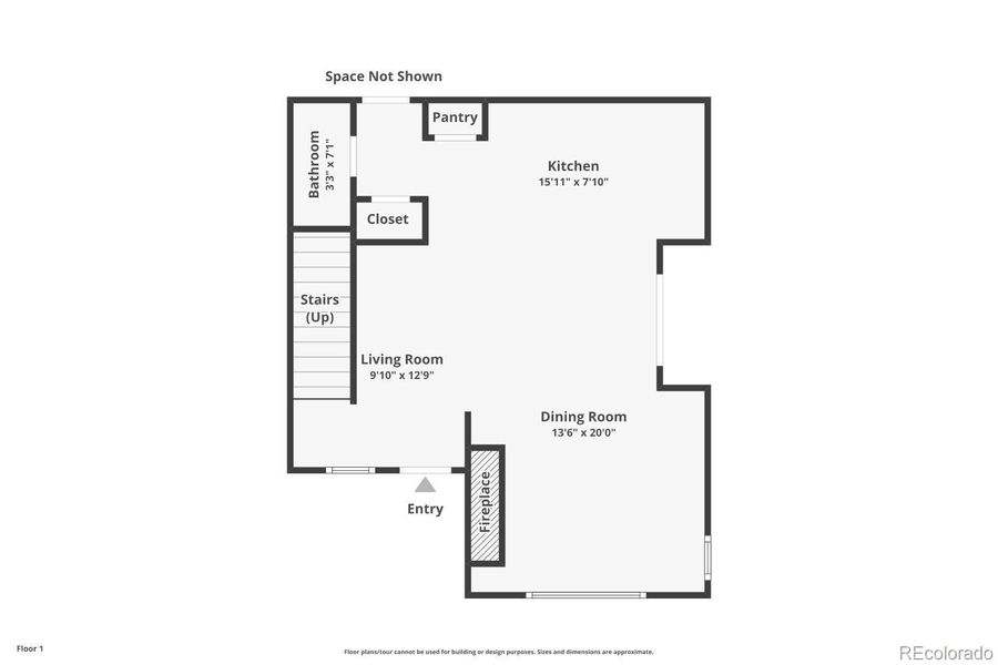 2D floor plan layout of this home in Uplands, Westminster, CO (Image 3).
