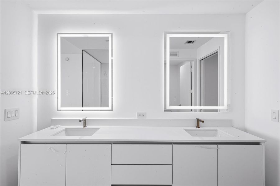 Furnished interior view inside a new home in Aria Reserve, Miami (Image 11). Furnished interior view inside a new home in Aria Reserve, Miami (Image 11).