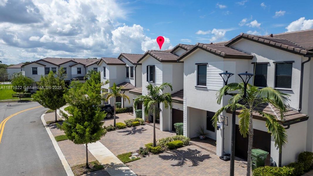Front exterior of a new home in , Pembroke Pines, FL, highlighting curb appeal (Image 18).