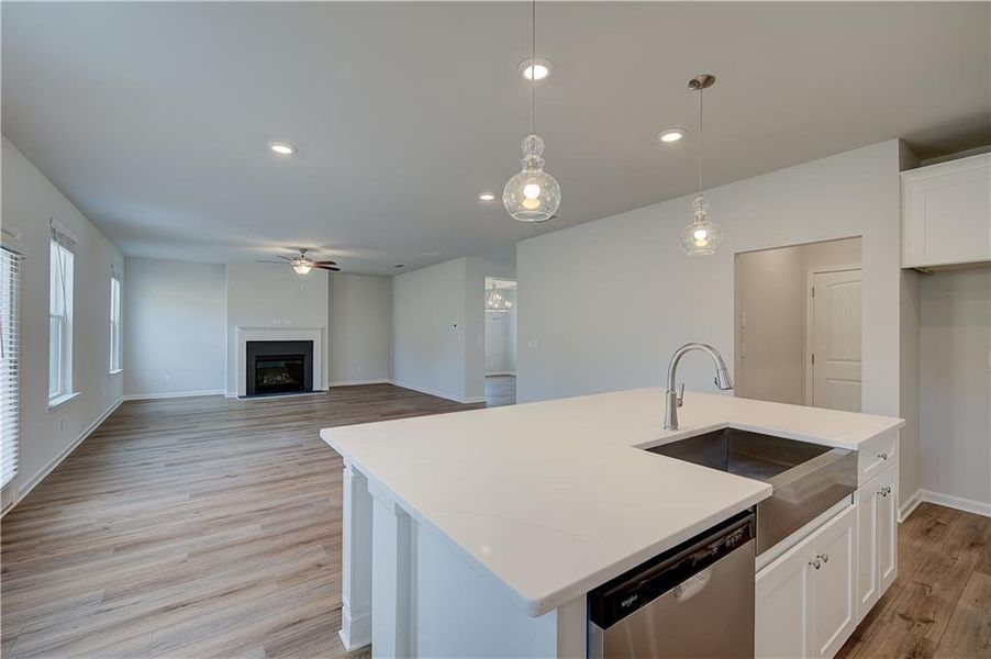 Furnished interior view inside a new home in Hamilton Lakes, Lawrenceville (Image 7).
