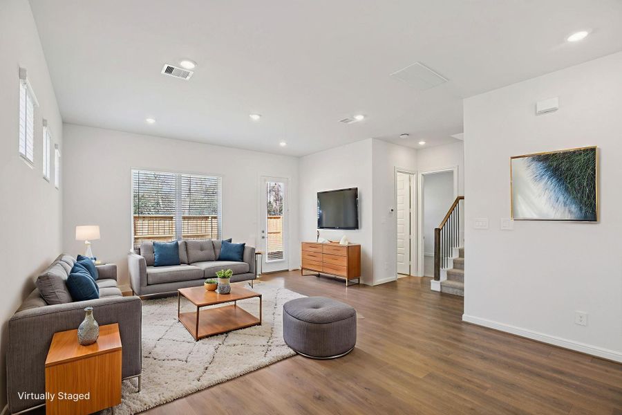 Furnished interior view inside a new home in Pinewood Trails - Luxe Series, Atascocita (Image 6).