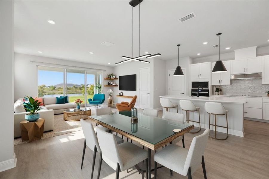 Furnished interior view inside a new home in North River Ranch – Garden Series, Parrish (Image 7).