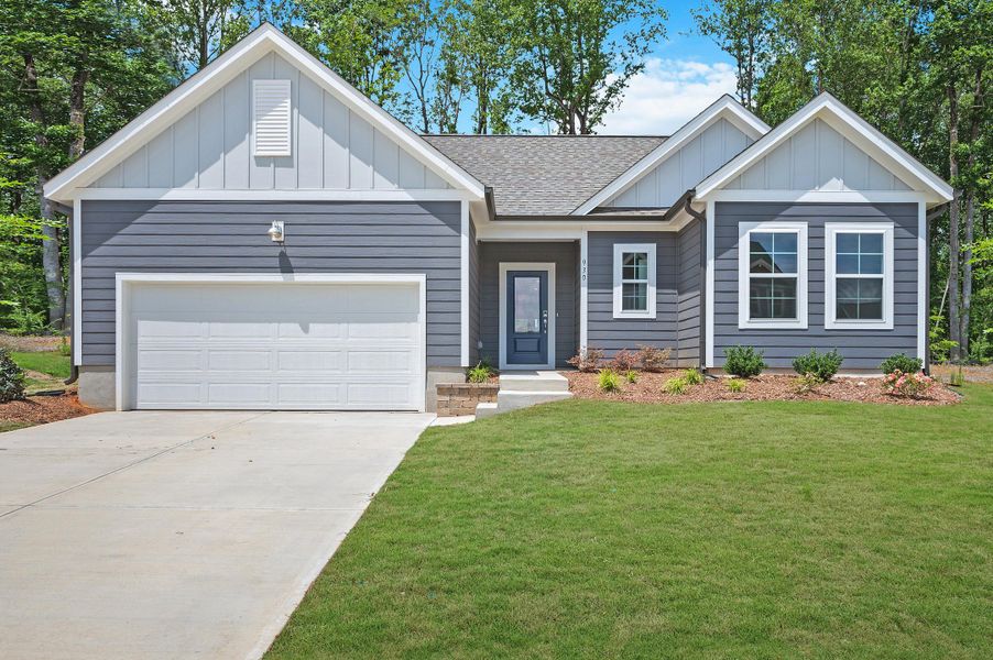 Representative exterior photo of a completed home built from the Bright Copper Kettles by Garman Homes in Havenbrooke, Kernersville, NC (Image 12).