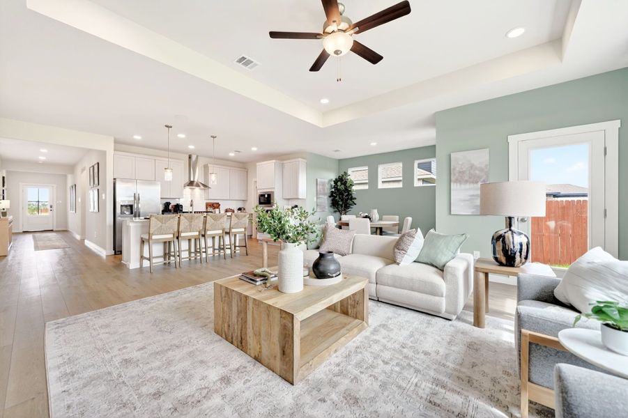 Representative furnished interior of a home built from the The Laurel M by Davidson Homes LLC in Parks at Foster Crossing, Anna (Image 19).