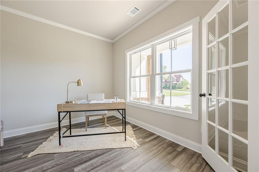 Furnished interior view inside a new home in , Covington (Image 9).