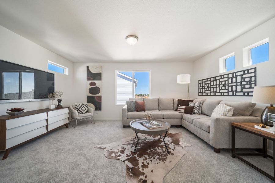 Furnished interior view inside a new home in Muegge Farms, Bennett (Image 31). Furnished interior view inside a new home in Muegge Farms, Bennett (Image 31).