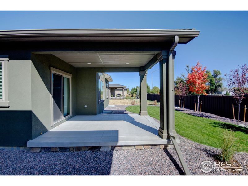 Exterior details and patio area of a home in , Loveland (Image 2).