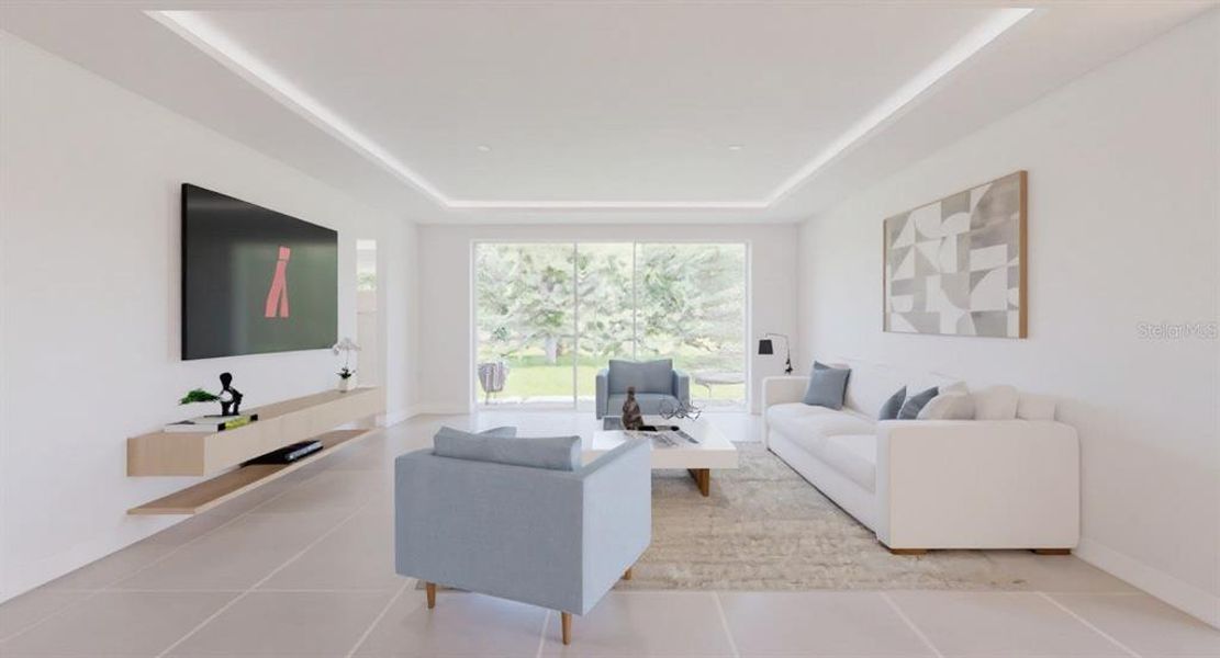 Furnished interior view inside a new home in , Ocala (Image 6).