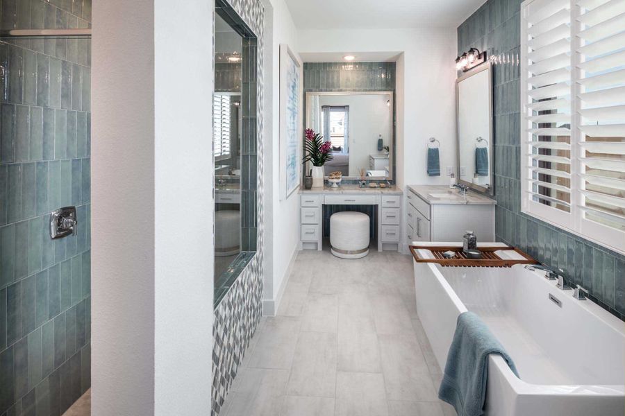 Representative Primary Bathroom - some options shown