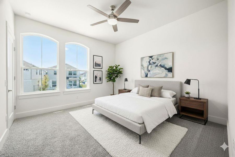 Furnished interior view inside a new home in Chester Ranch Place, Round Rock (Image 3).