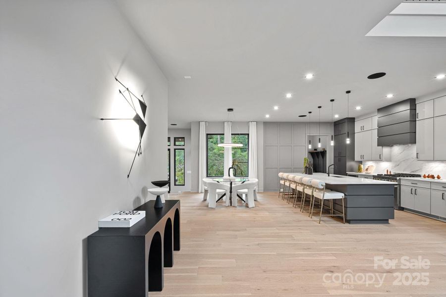 Furnished interior view inside a new home in , Charlotte (Image 30).