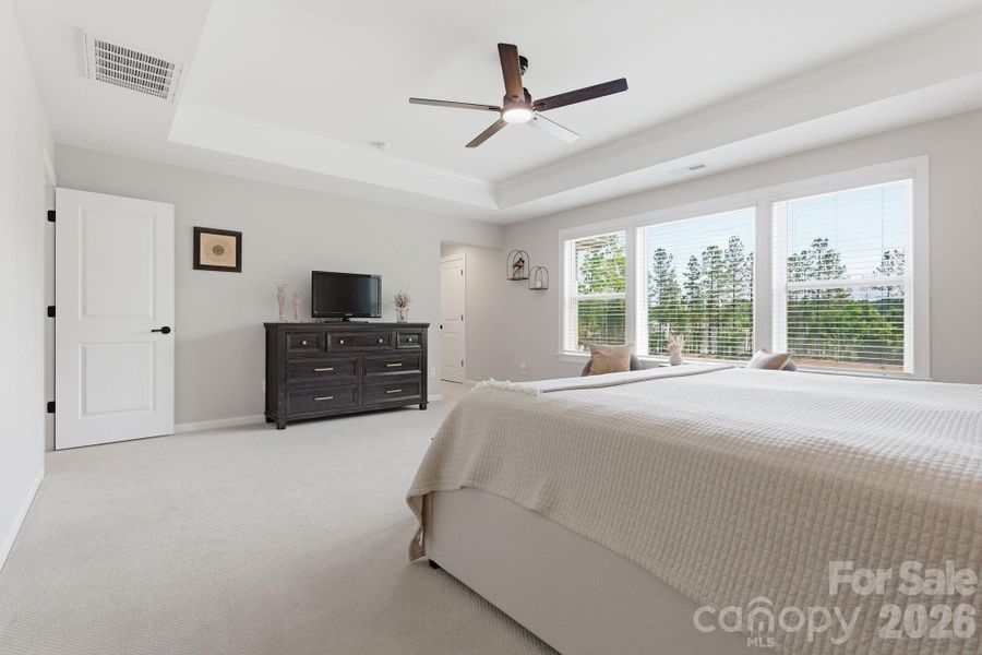 Furnished interior view inside a new home in , Charlotte (Image 27).
