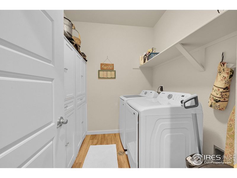 Laundry Room with added Cabinets