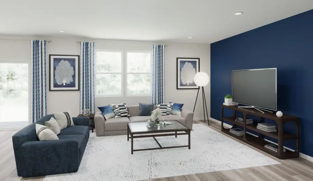 Representative furnished interior of a home built from the The Fenton by Stanley Martin Homes in Bell Meadows, Winnabow (Image 4).