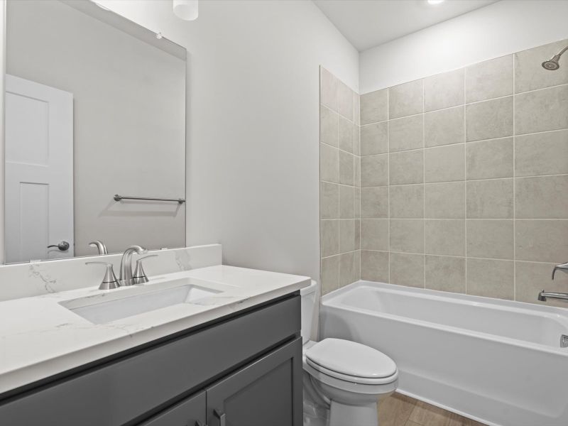 Furnished interior view inside a new home in Cedar Shoals - Signature Collection, Piedmont (Image 8). Furnished interior view inside a new home in Cedar Shoals - Signature Collection, Piedmont (Image 8).