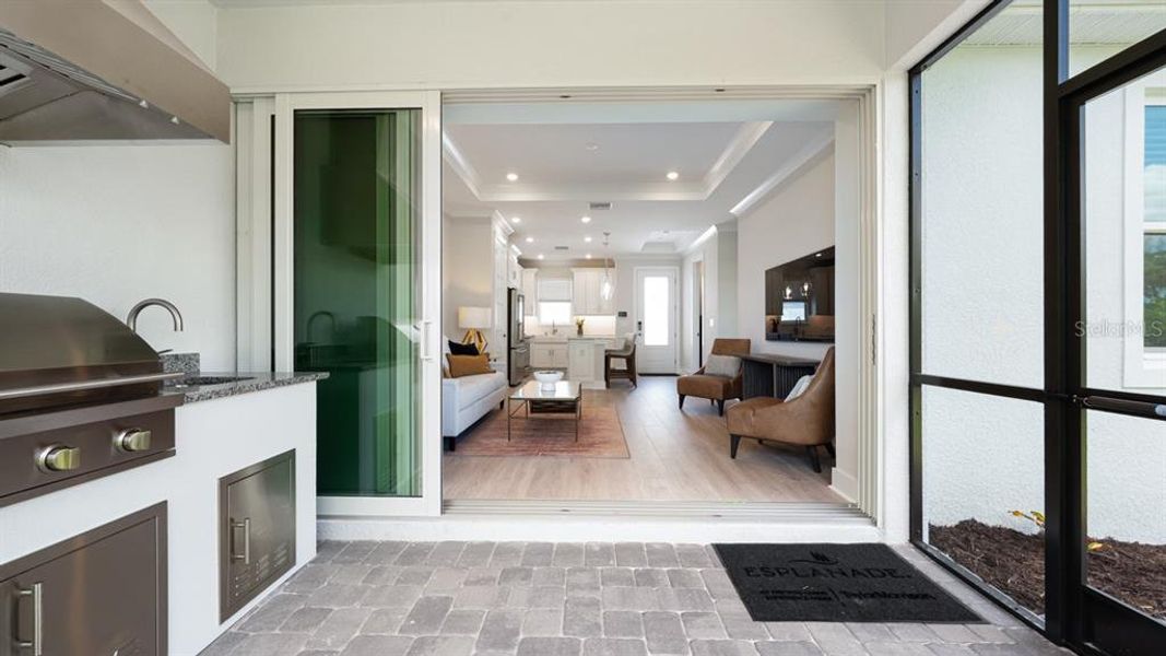 Furnished interior view inside a new home in Esplanade at Azario Lakewood Ranch, Lakewood Ranch (Image 15).