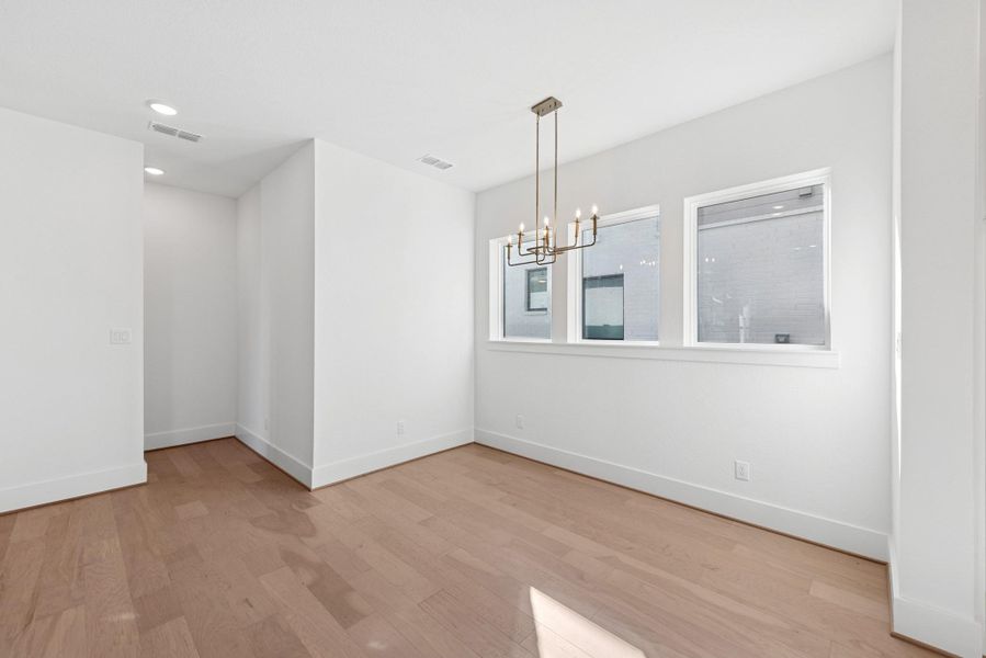 Spacious, unfurnished interior of a new home in Easthaven at Bridgeland Central - Horizon Collection, Cypress (Image 19).