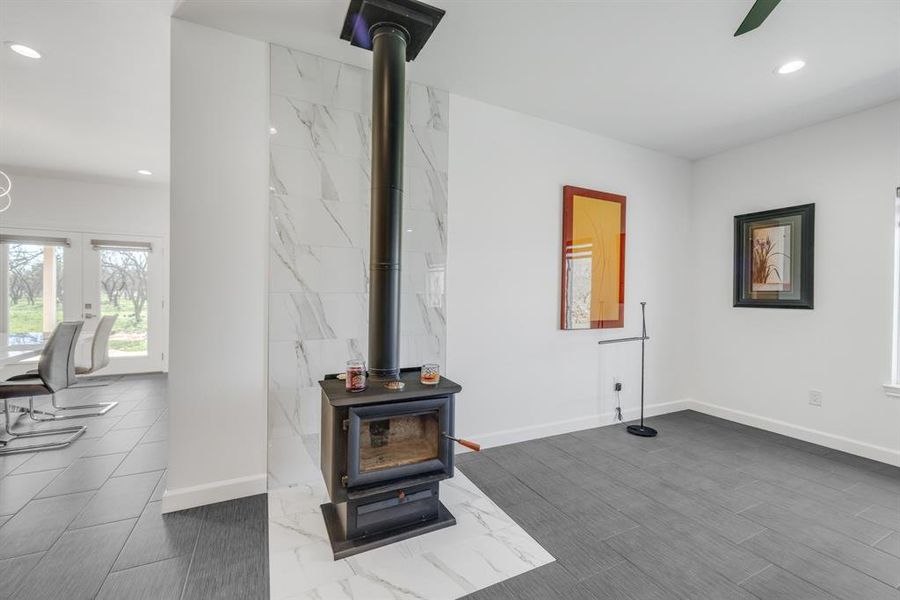 Furnished interior view inside a new home in , Early (Image 16).