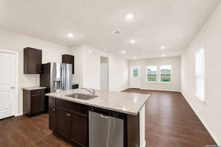 Furnished interior view inside a new home in The Links at River Bend, Floresville (Image 6). Furnished interior view inside a new home in The Links at River Bend, Floresville (Image 6).
