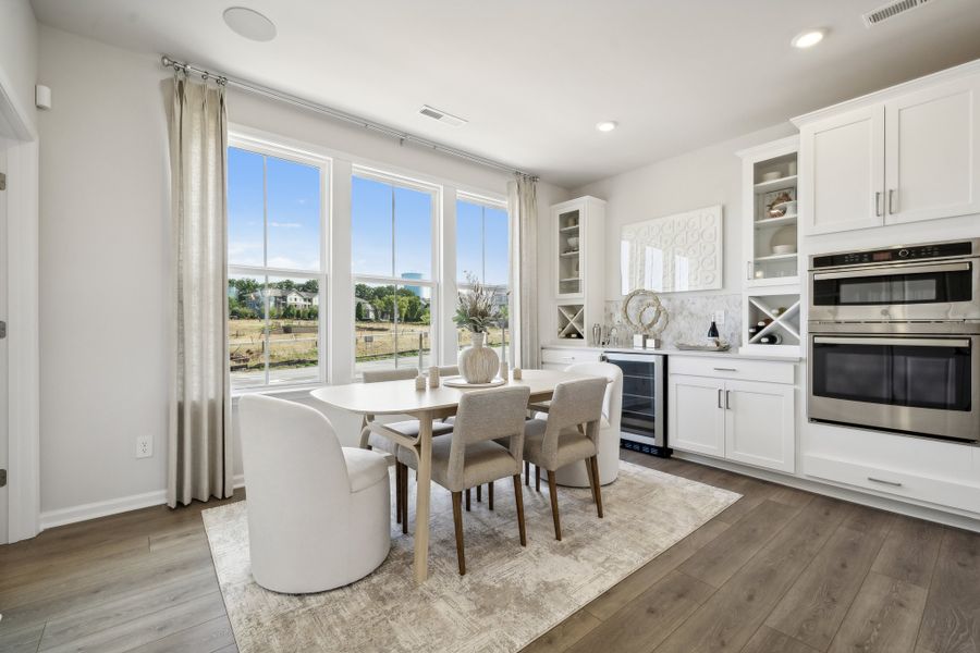 Representative furnished interior of a home built from the Breckenridge II by Taylor Morrison in Terraces at the Exchange, Indian Land (Image 9).