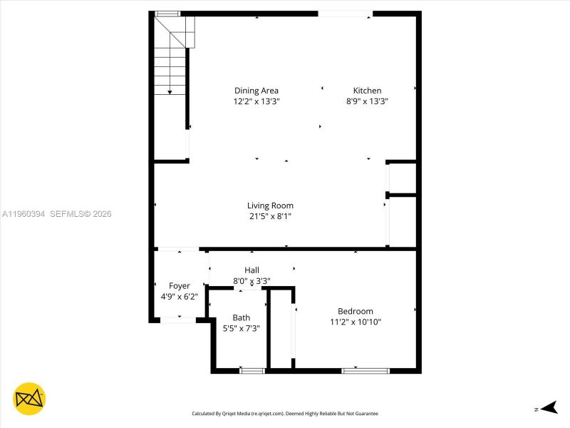 2D floor plan layout of this home in , Florida City, FL (Image 26).