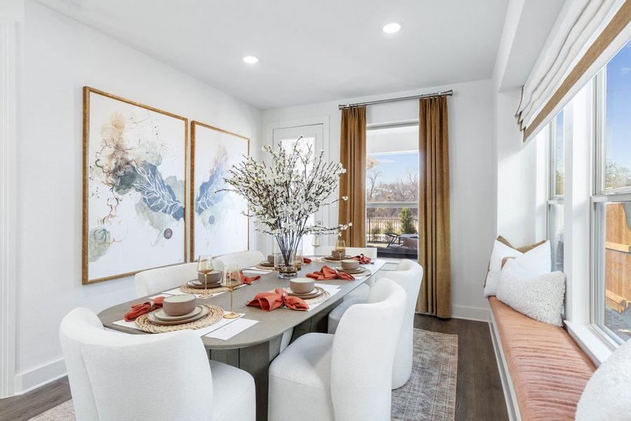 Representative Dining Room - some options shown