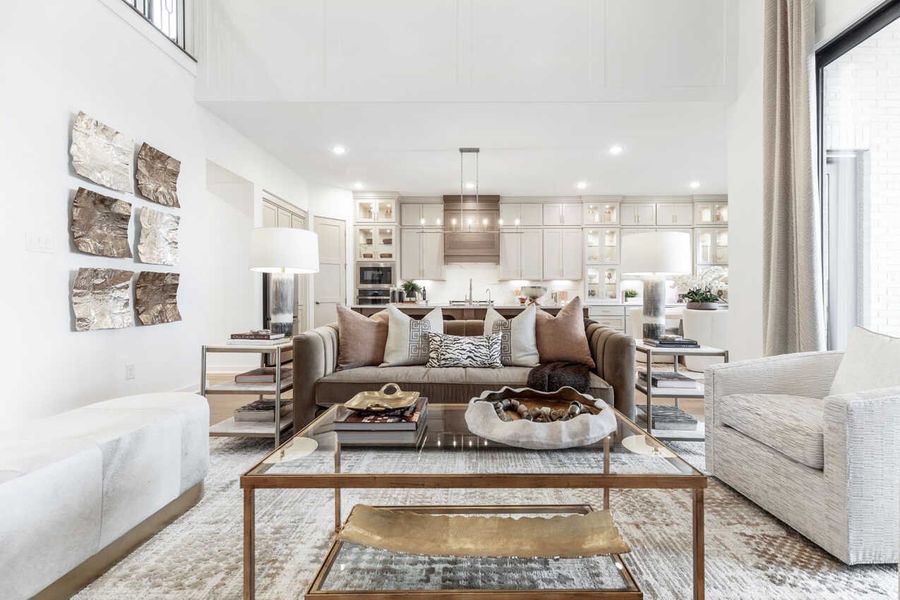 Representative Family Room - some options shown Representative Family Room - some options shown