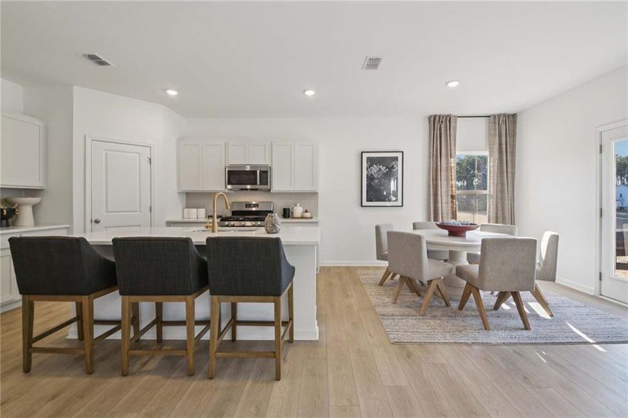 Furnished interior view inside a new home in , Locust Grove (Image 16).