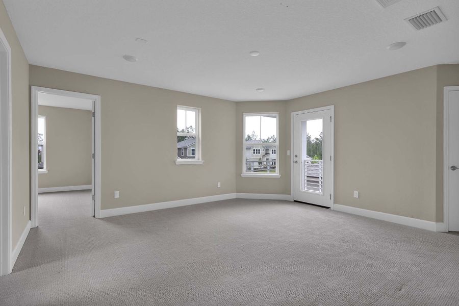 Representative unfurnished interior of a home built from the The Juniper by Providence Homes (Florida) in Reflections at Nocatee, Nocatee (Image 23). Representative unfurnished interior of a home built from the The Juniper by Providence Homes (Florida) in Reflections at Nocatee, Nocatee (Image 23).