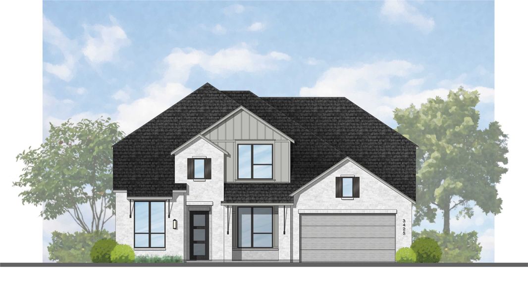 Representative rendering of the exterior for the Regis by Highland Homes (Image 2). Representative rendering of the exterior for the Regis by Highland Homes (Image 2).