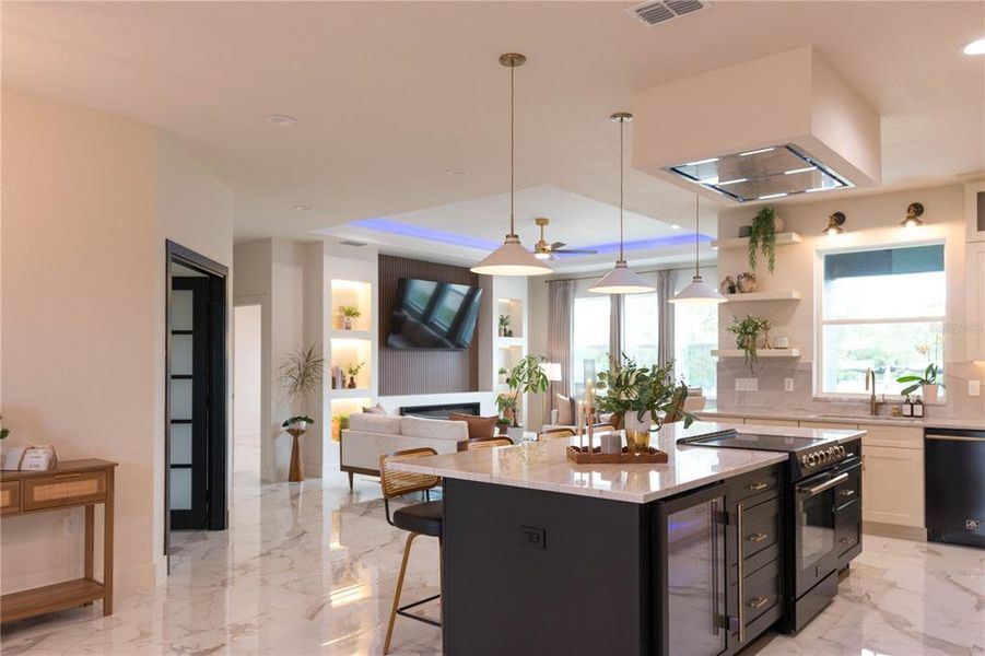 Furnished interior view inside a new home in , Dunnellon (Image 18).
