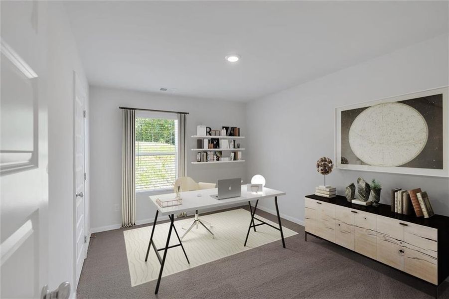 Furnished interior view inside a new home in Salacoa, Calhoun (Image 16).