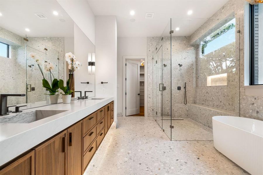 Furnished interior view inside a new home in , Dallas (Image 3).