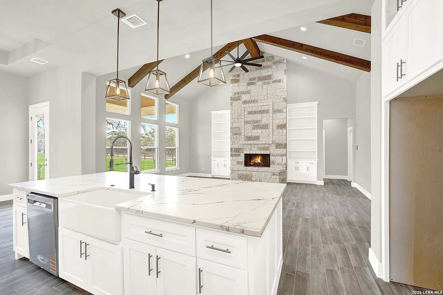 Furnished interior view inside a new home in , La Vernia (Image 10).