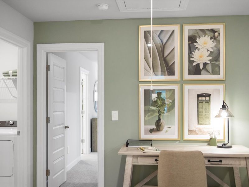 Furnished interior view inside a new home in Valentine Townes, Greer (Image 19).