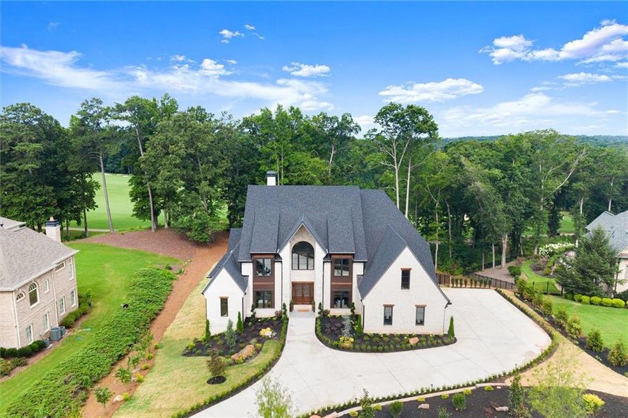 Front exterior of a new home in , Alpharetta, GA, highlighting curb appeal (Image 27).