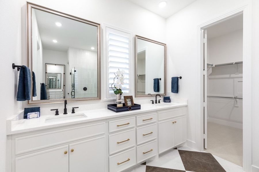 Representative Primary Bathroom - some options shown