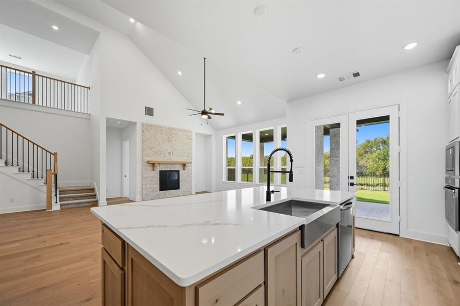Furnished interior view inside a new home in Sonoma Verde: 70ft. lots, McLendon-Chisholm (Image 6). Furnished interior view inside a new home in Sonoma Verde: 70ft. lots, McLendon-Chisholm (Image 6).