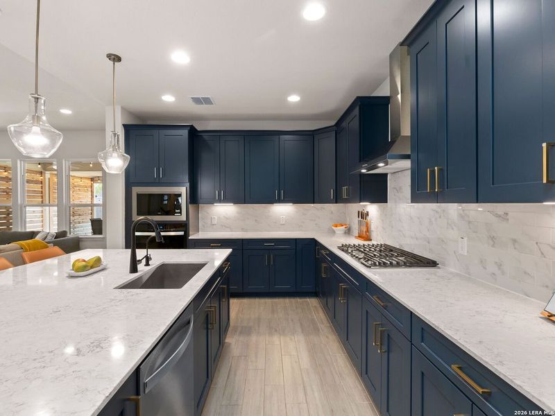 Furnished interior view inside a new home in , San Antonio (Image 23). Furnished interior view inside a new home in , San Antonio (Image 23).