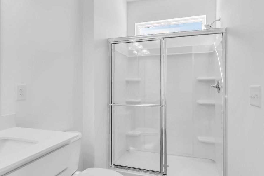 Walk in shower in owner's bath