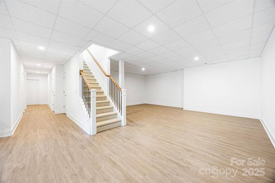 Lower level, Hall to bedrooms 3 & 4