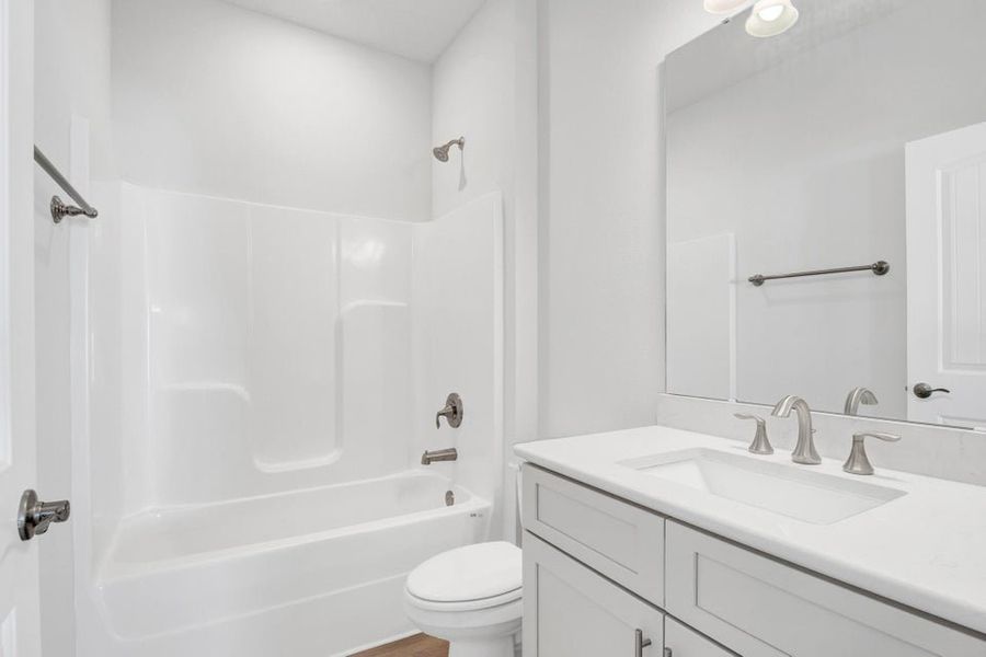 Furnished interior view inside a new home in Riverwalk, Freeport (Image 6).