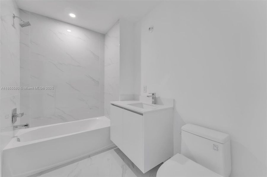 Furnished interior view inside a new home in , Miami (Image 12).