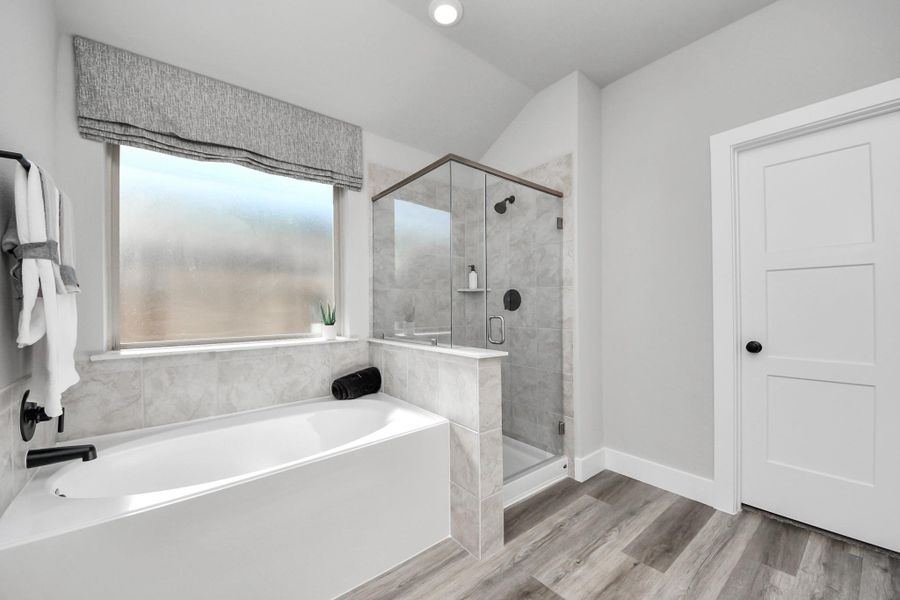 Furnished interior view inside a new home in Sunterra: Landmark Collection, Katy (Image 30).