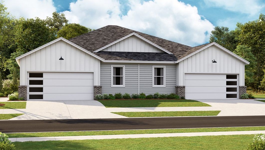 Representative exterior photo of a completed home built from the SEVERN by D.R. Horton in Nexus South, Gallatin, TN (Image 1).