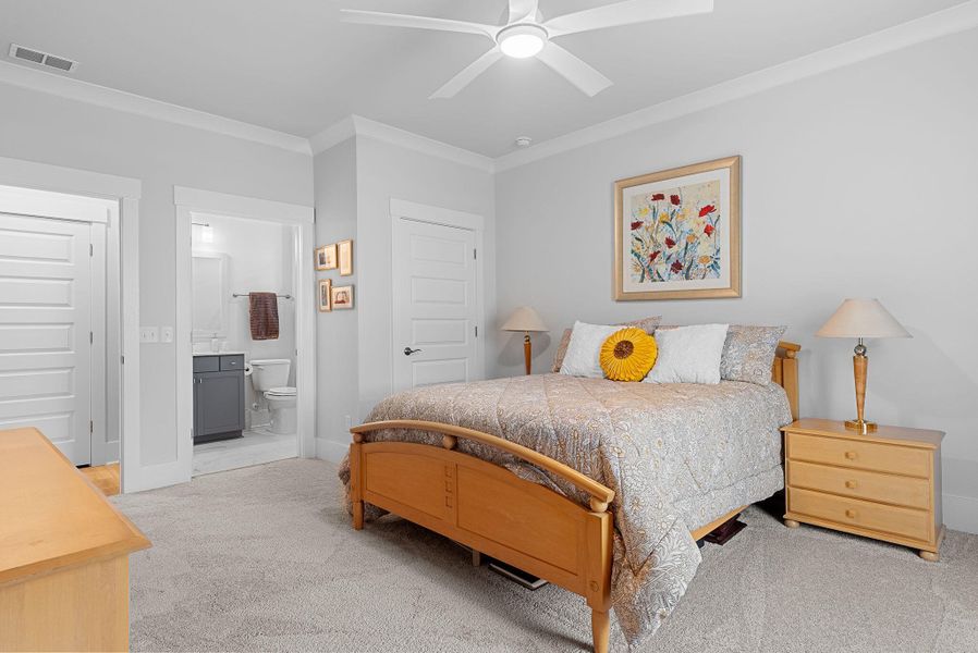 Furnished interior view inside a new home in Sea Island Preserve, Johns Island (Image 51).
