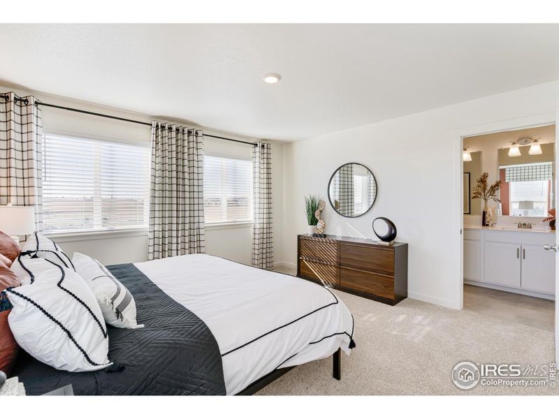 Furnished interior view inside a new home in Revere at Johnstown, Johnstown (Image 9).