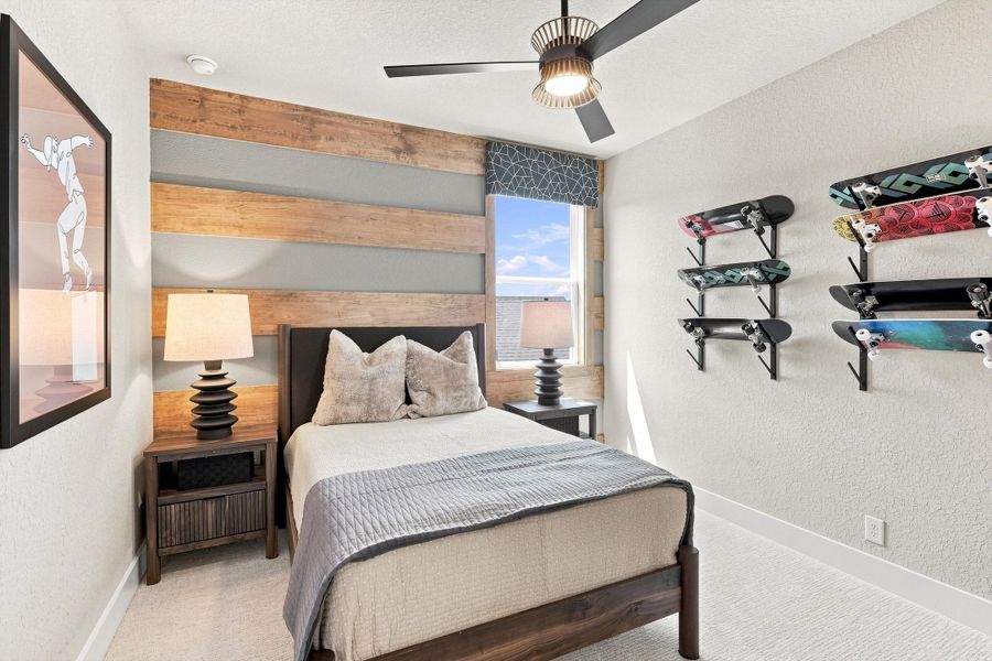 Representative furnished interior of a home built from the Jonestown by Scott Felder Homes in Esperanza, Boerne (Image 29).
